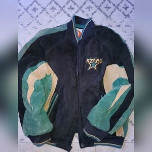Dallas Stars LG vintage leather jacket